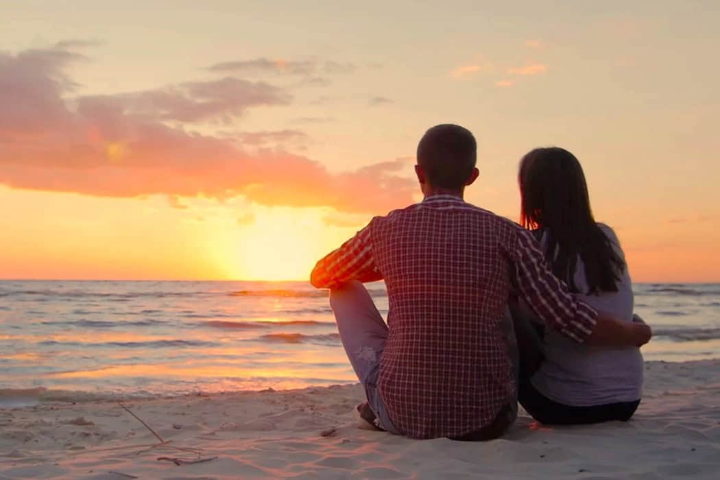 Caribbean sunset view in St Croix ideal for honeymoon couples