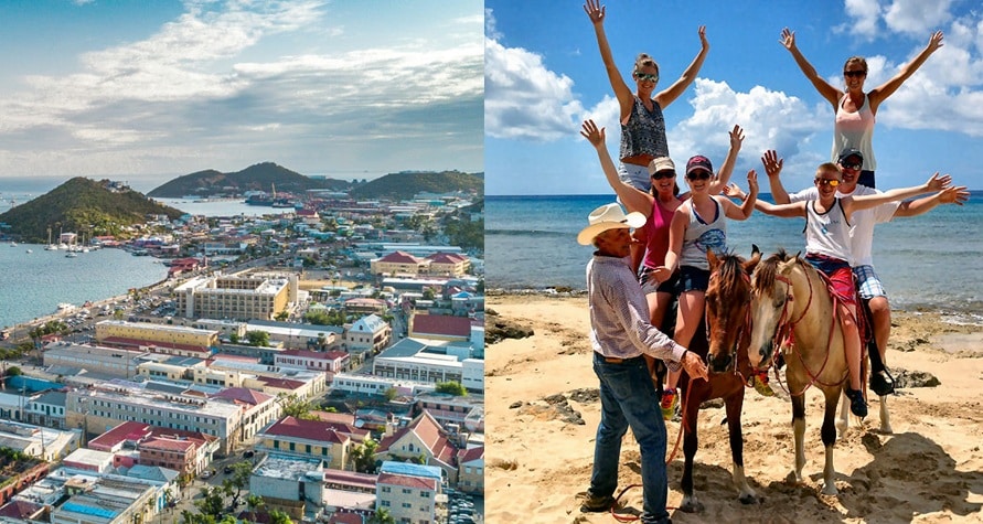 St Thomas vs St Croix comparison showing city harbor and beach experience in US Virgin Islands